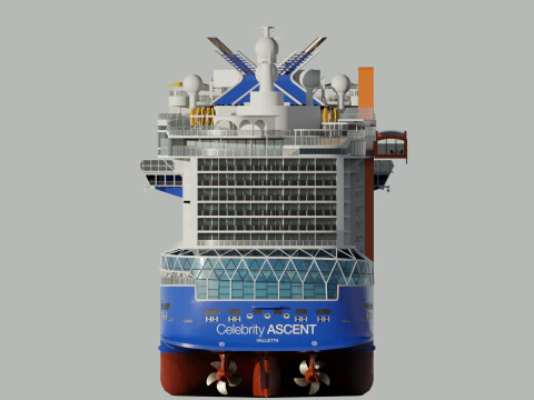 Cruise Ship Celebrity 3D Model