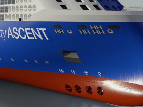 Cruise Ship Celebrity 3D Model