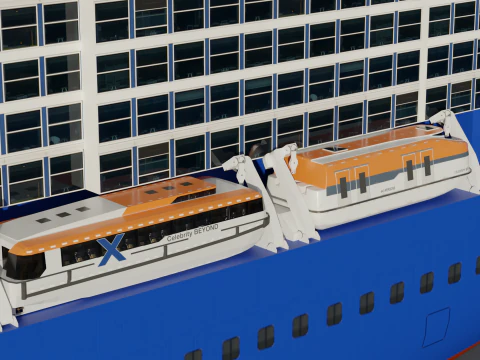 Cruise Ship Celebrity 3D Model
