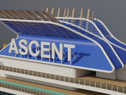 Cruise Ship Celebrity 3D 모델