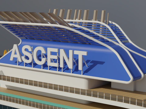 Cruise Ship Celebrity 3D Model
