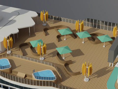 Cruise Ship Celebrity 3D Model
