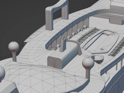 Cruise Ship Celebrity 3D Model