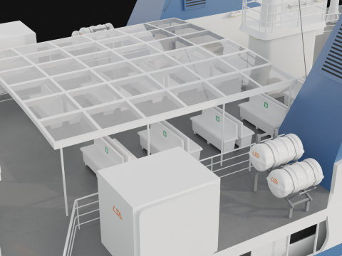 Pasażerski statek towarowy Model 3D