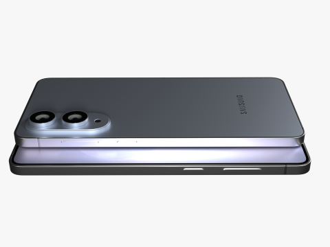 Samsung Galaxy S25 Edge Titanium Icyblue 3D 모델