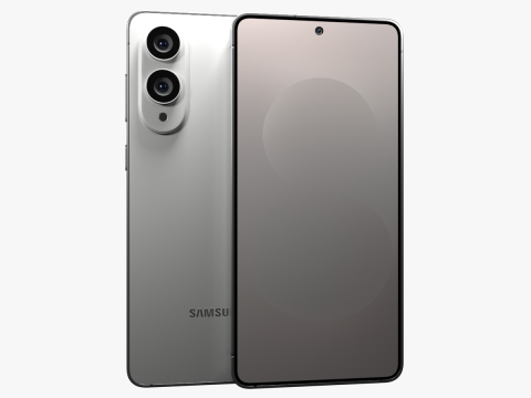 Samsung Galaxy S25 Edge Titanium Silver 3D Model