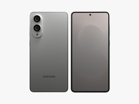 Samsung Galaxy S25 Edge Titanium Silver 3D Model