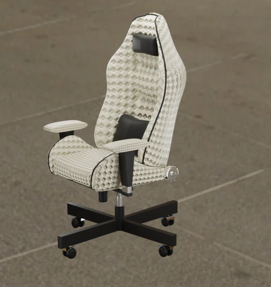 Gamers chair 3D Model .c4d .max .obj .3ds .fbx .stl .blend 