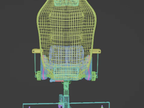 Gamers chair 3D Model