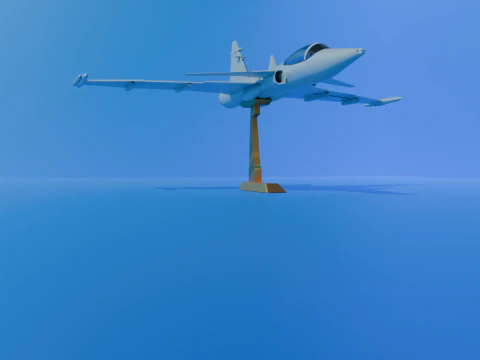 Saab Gripen Jet 3D Model