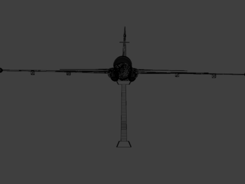 Saab Gripen Jet 3D Модель