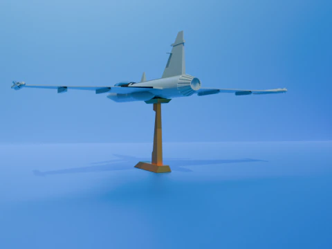 Saab Gripen Jet 3D Model