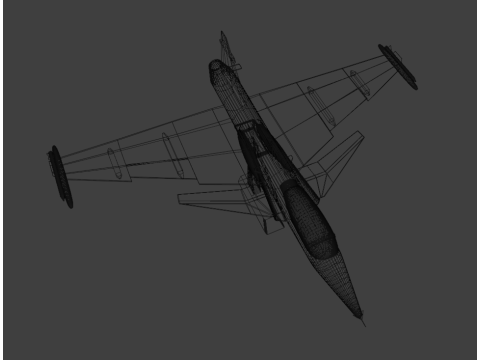 Saab Gripen Jet 3D Модель