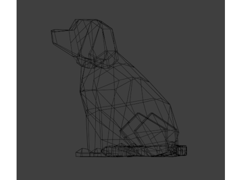 Dog 3D Baskı Modeli
