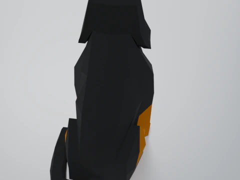 犬 3Dプリントモデル