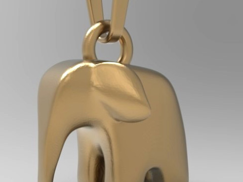 ELEFANT PEDANT 3D Print Model