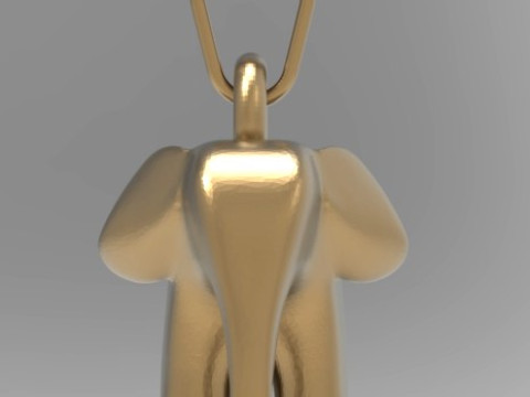 ELEFANT PEDANT 3D Print Model
