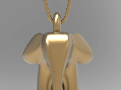 ELEFANT PEDANT 3D Print Model