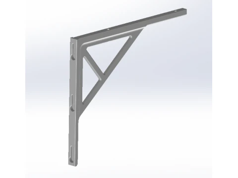 Heavy Duty Garage Shelf Bracket 3 Sizes 200 - 250 - 300mm Industrial Strength PrintReady STL 3D Print Model