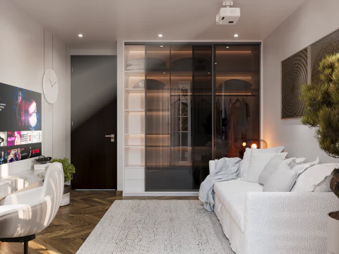 Kamar Tidur Tamu01 Model 3D