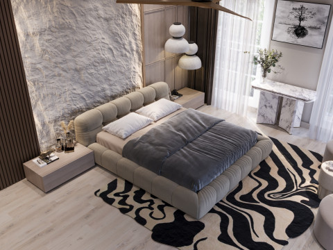 Luxury Master Bedroom 01 Modelo 3D