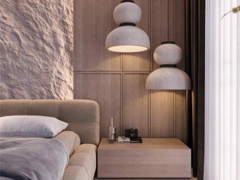 Luxury Master Bedroom 01 Modelo 3D