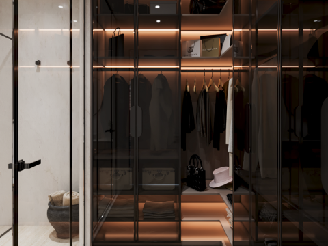 Luxury Bathroom 01 3D Model