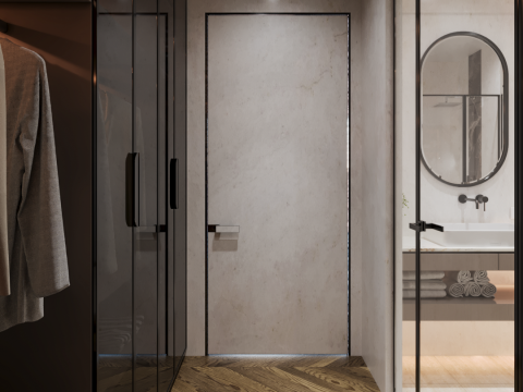 Luxury Bathroom 01 3D Model