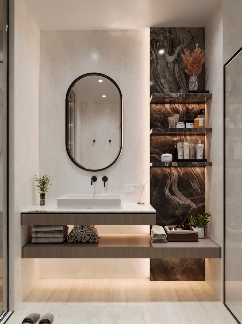 Luxury Bathroom 01 3D Model .c4d .max .obj .3ds .fbx .stl .blend 