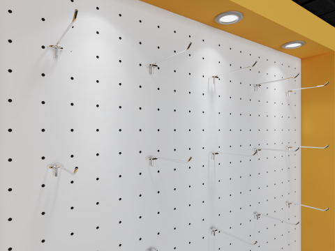Exhibition Stand 5x4 2Sides D1V1 3D Модель