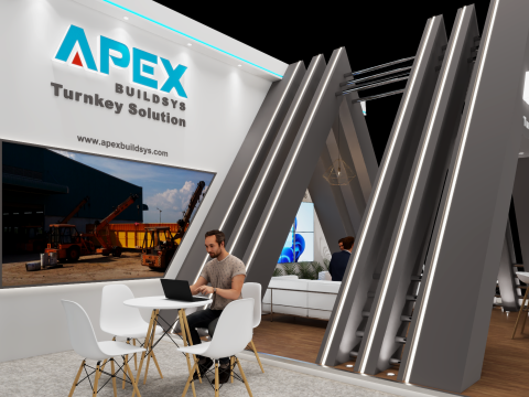 Exhibition Stand 10x5 3Sides D1V1 3D 모델