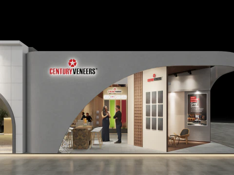 Exhibition Stand 20x15 4Sides D1V1 3D Model