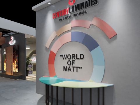 Exhibition Stand 20x15 4Sides D1V1 Modelo 3D