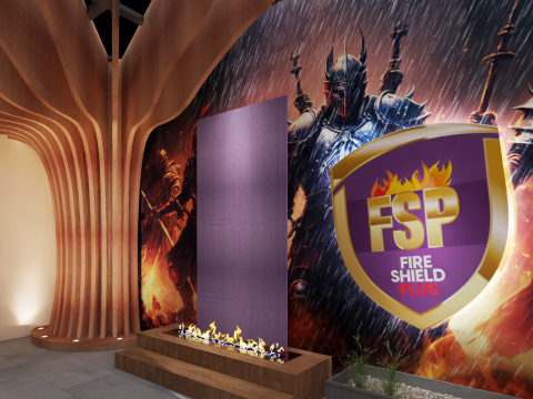 Exhibition Stand 20x15 4Sides D1V1 Modelo 3D