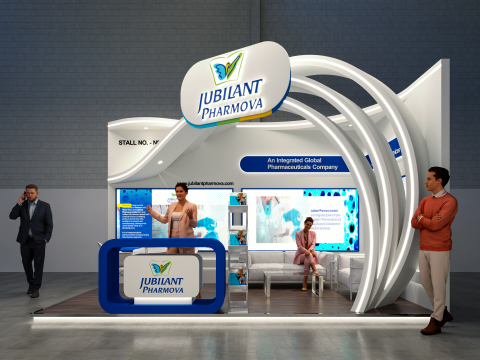 Exhibition Stand 5x3 2Sides D1V1 3D Model