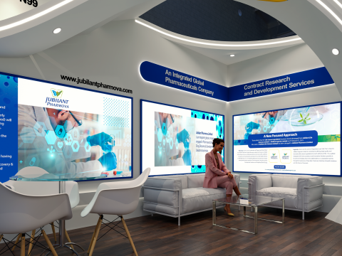 Exhibition Stand 5x3 2Sides D1V1 3D Model