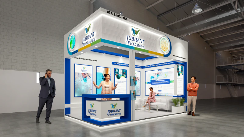 Exhibition Stand 5x3 2Sides D2V1 3D Model .c4d .max .obj .3ds .fbx .stl .blend 