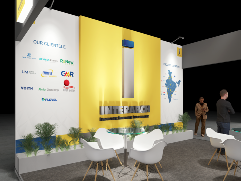 Exhibition Stand 6x6 3Sides D1V1 3D 模型
