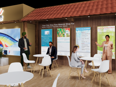 Exhibition Stand 9x7 2Sides D1V1 3D 모델