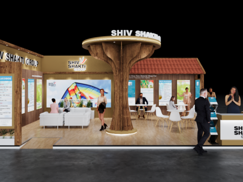 Exhibition Stand 9x7 2Sides D1V1 3D 모델