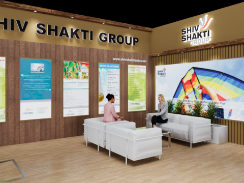 Exhibition Stand 9x7 2Sides D1V1 3D 모델