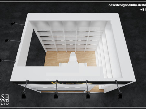 Exhibition Stand 4x3 2Sides D1V1 3D Модель
