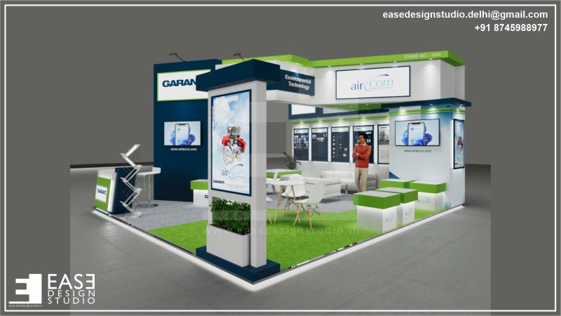 Exhibition Stand 7x6 3Sides D1V1 Model 3D .c4d .max .obj .3ds .fbx .stl .blend 