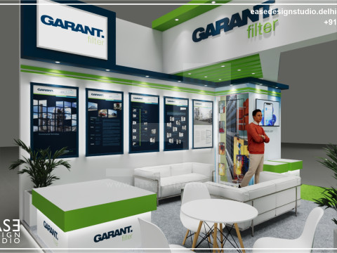 Exhibition Stand 7x6 3Sides D1V1 Model 3D