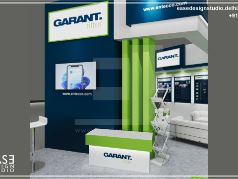 Exhibition Stand 7x6 3Sides D1V1 Model 3D