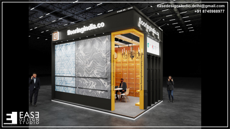 Exhibition Stand 6x4 2Sides D1V1 3Dモデル .c4d .max .obj .3ds .fbx .stl .blend 