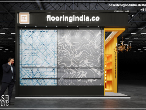 Exhibition Stand 6x4 2Sides D1V1 3Dモデル