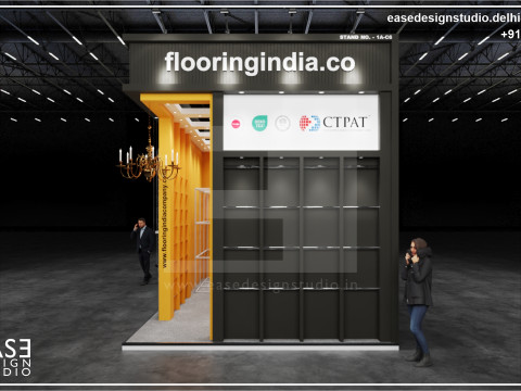 Exhibition Stand 6x4 2Sides D1V1 3Dモデル