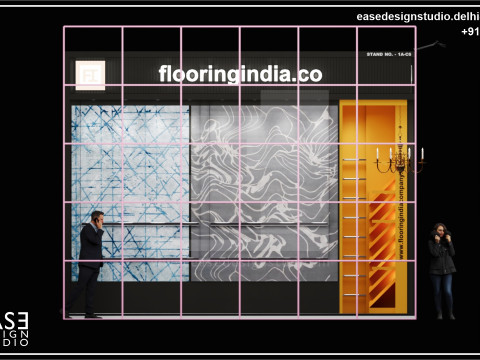 Exhibition Stand 6x4 2Sides D1V1 3Dモデル