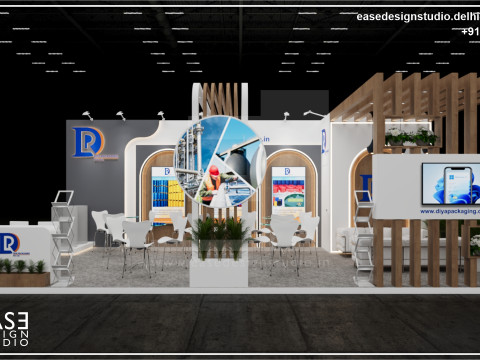 Exhibition Stand 9x5 3Sides D5V1 3D 模型